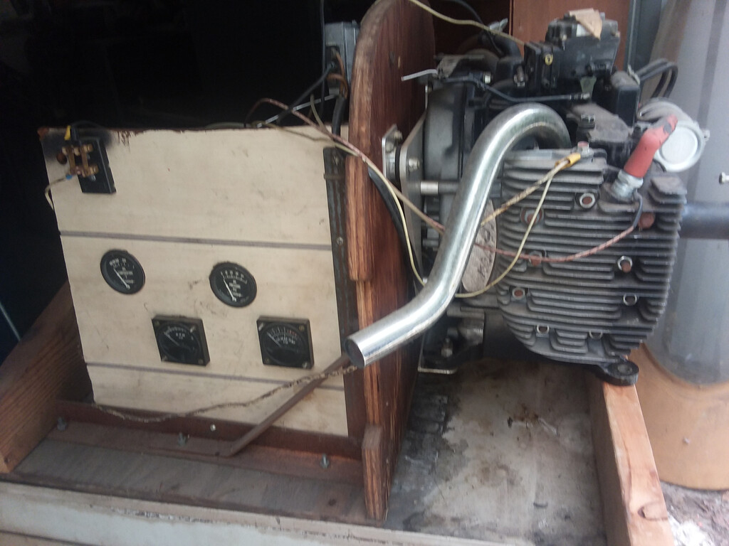 5 Engine Attached to Fire Wall - Gauges connected to Engine.jpg